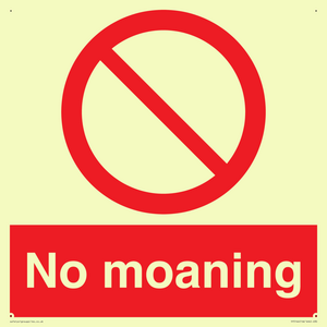No Moaning